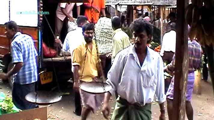 photo from the Kandy Market in Sri Lanka