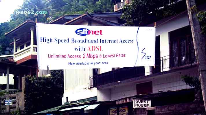 SLT Internet in Kandy in Sri Lanka